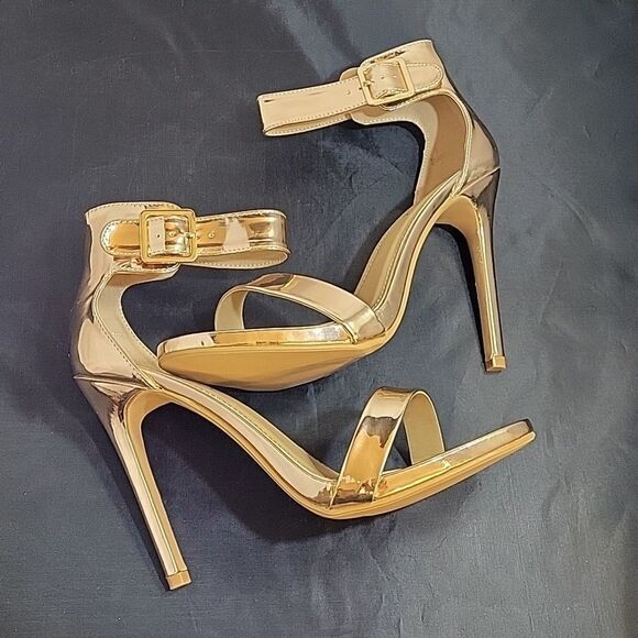 BRAND NEW MELLY ZOANNA ADJUSTABLE BUCKLE ANKLE STRAP ONE BAND STRAP SANDAL - Picture 10 of 16